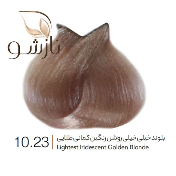 رنگ بلوند خیلی خیلی روشن رنگین کمانی طلایی وینکور 10.23
