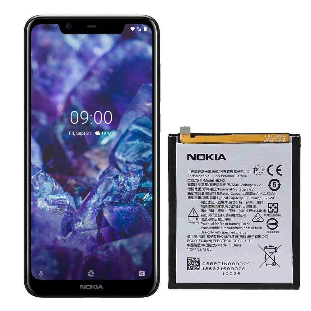 باتری اصلی گوشی نوکیا 5.1 پلاس Nokia 5.1 Plus HE342