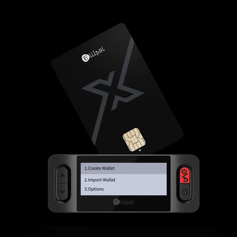 کیف پول سخت افزاری الیپال ایکس کارت | ELLIPAL X Card