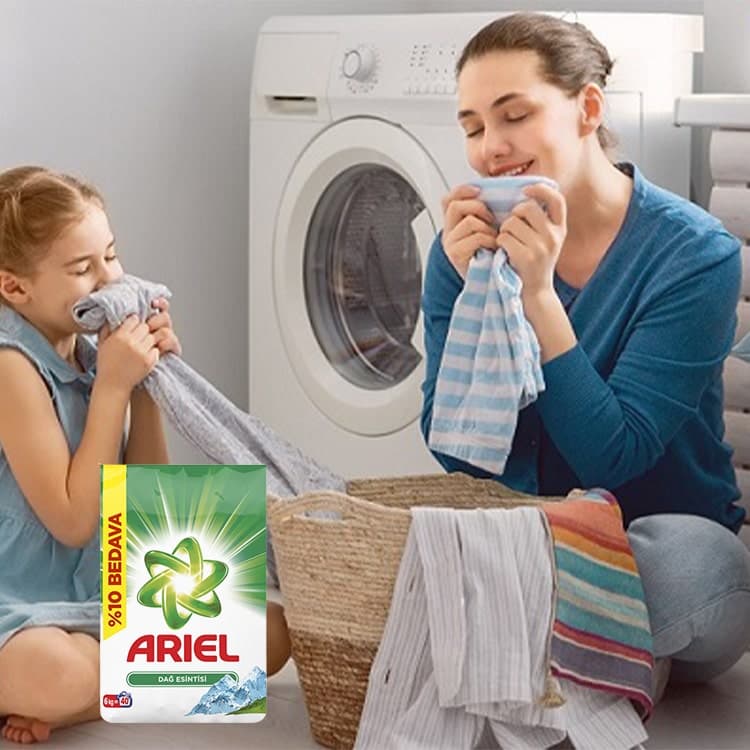 پودر لباسشویی آریل ARIEL POWDER وزن 6 کیلوگرمی — تصویر ۲