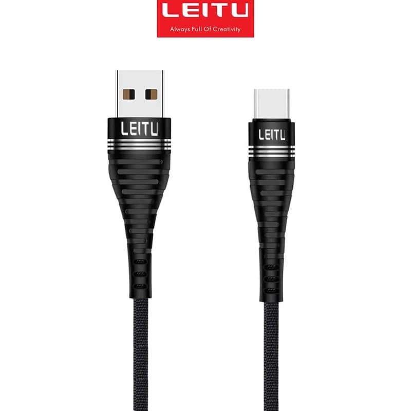 کابل تبدیل USB به USB-C لیتو مدل LD-11 طول 1 متر — تصویر ۲
