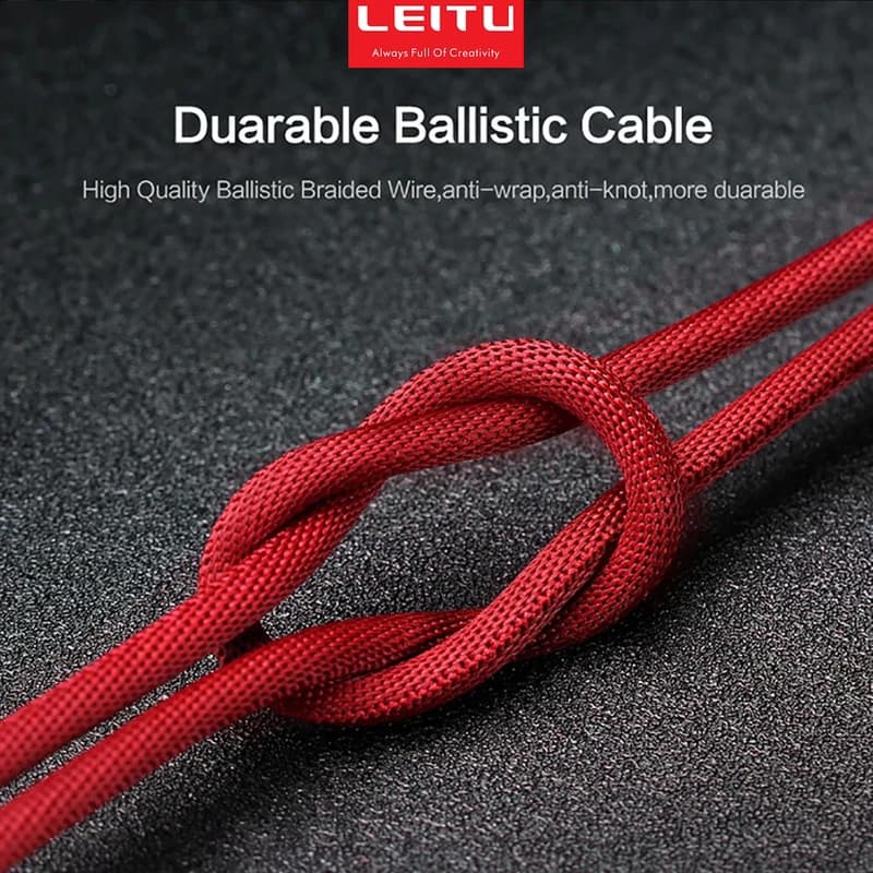 کابل تبدیل USB به USB-C لیتو مدل LD-11 طول 1 متر — تصویر ۵