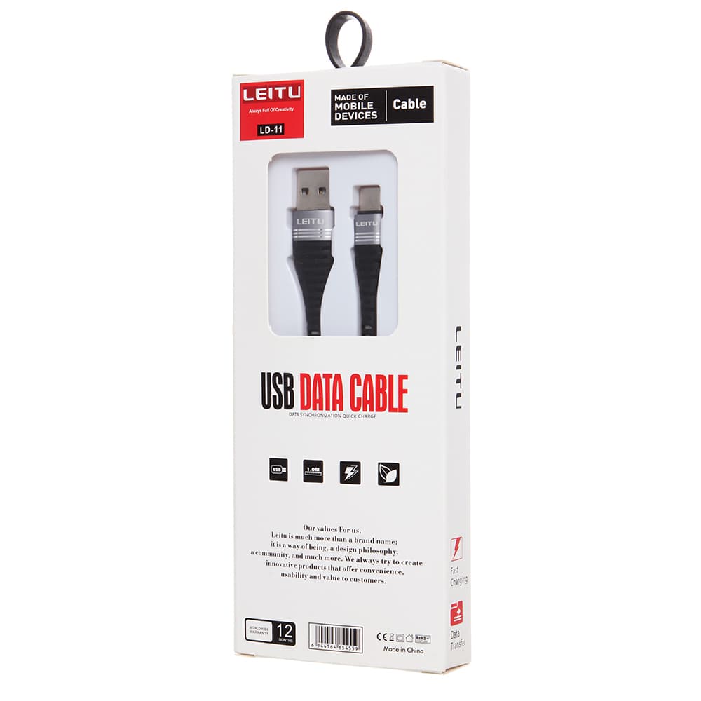 کابل تبدیل USB به USB-C لیتو مدل LD-11 طول 1 متر — تصویر ۶