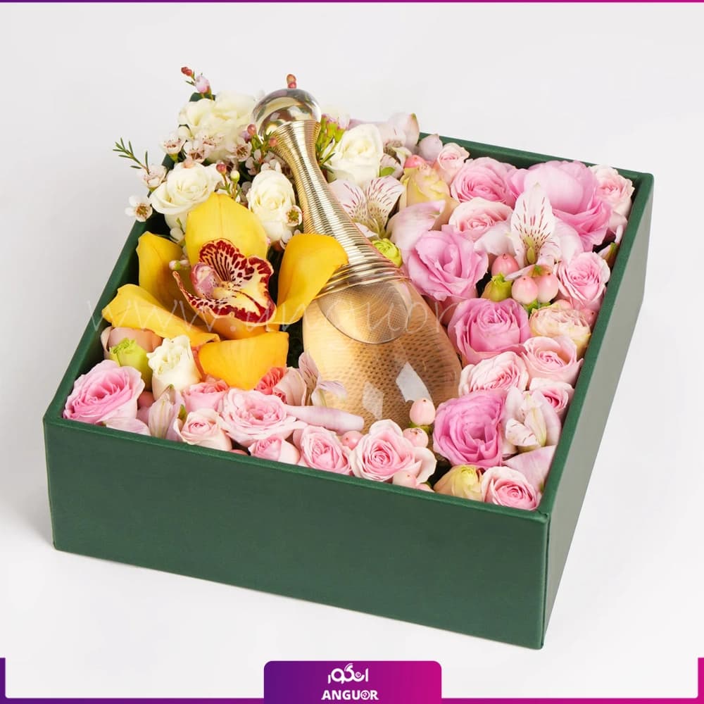 باکس گل با عطر ادکلن جادور (ژادور) — تصویر ۲