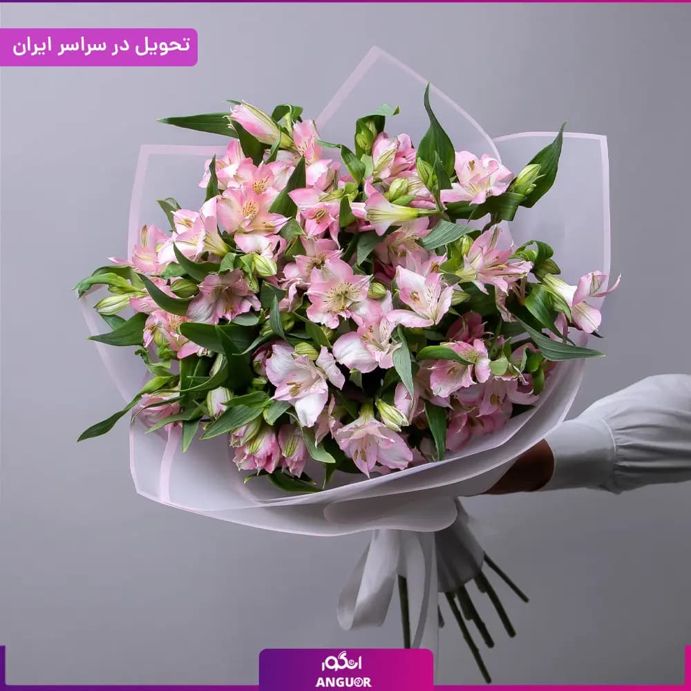 دسته گل آلسترومریا 17 شاخه