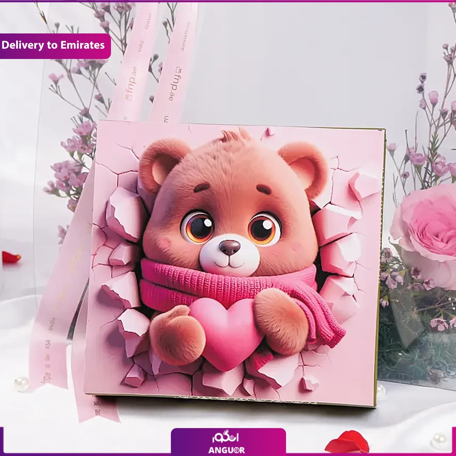 باکس گل شکلات ولنتاین (دبی و امارات) — تصویر ۲