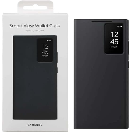 کیف هوشمند اورجینال سامسونگ Smart View Wallet Case مدل Galaxy S24 Ultra ساخت ویتنام