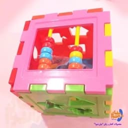 بازی آموزشی مکعب هوش اشکال مهره دار پاپارو مناسب بالای 3 سال — تصویر ۴