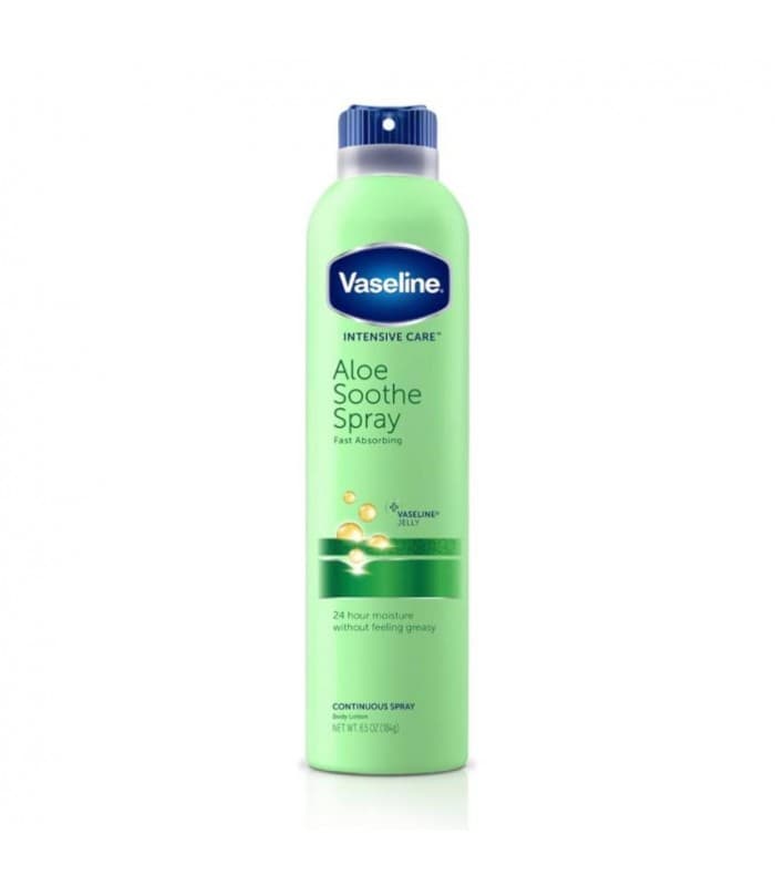 اسپری مرطوب کننده بدن وازلین Aloe Soothe