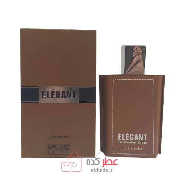 ادو پرفیوم جانوین Johnwin Elegant حجم 100 میل ( امپر لجند قهوه ای )