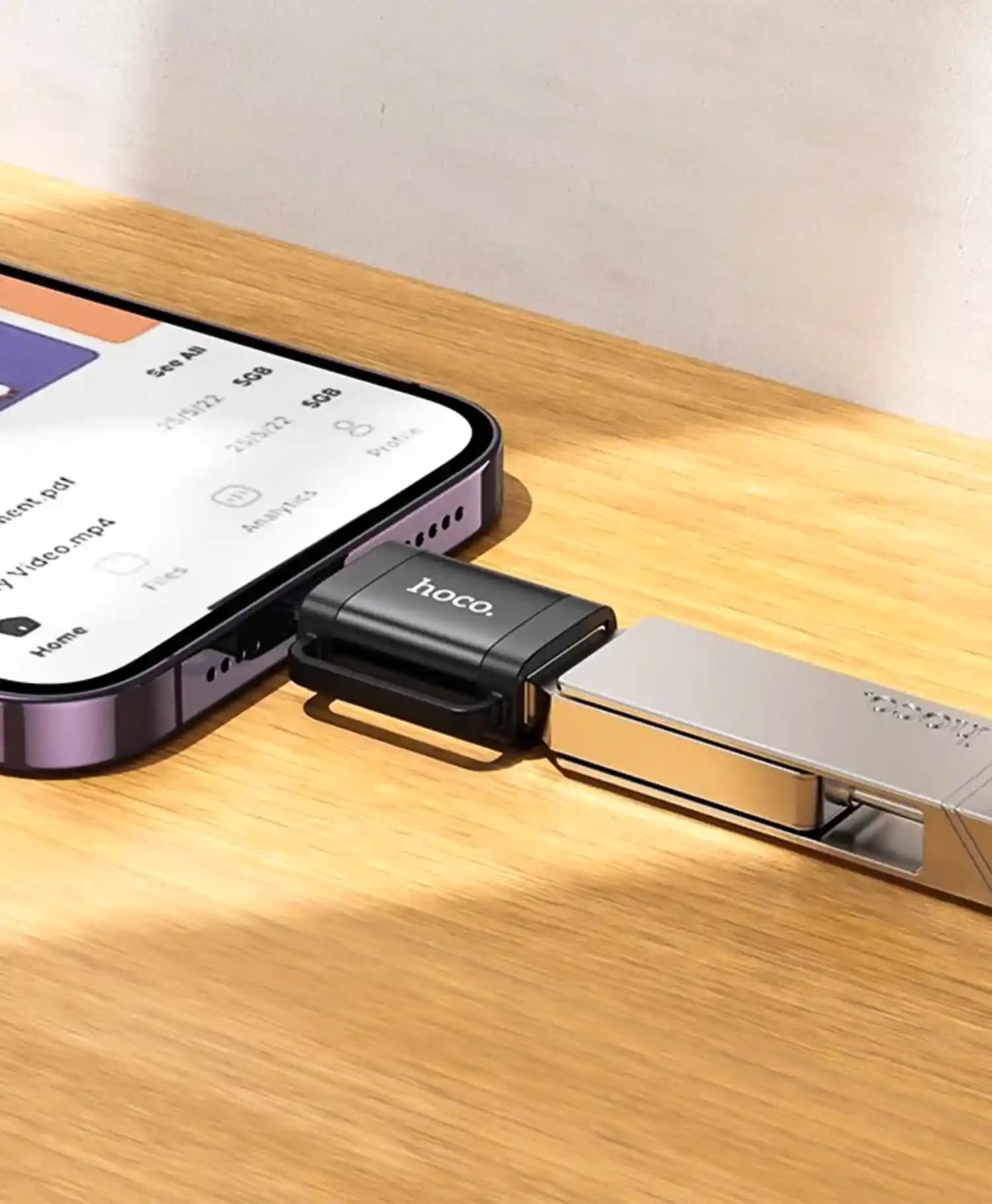 تبدیل USB به Lightning هوکو UA31A — تصویر ۴