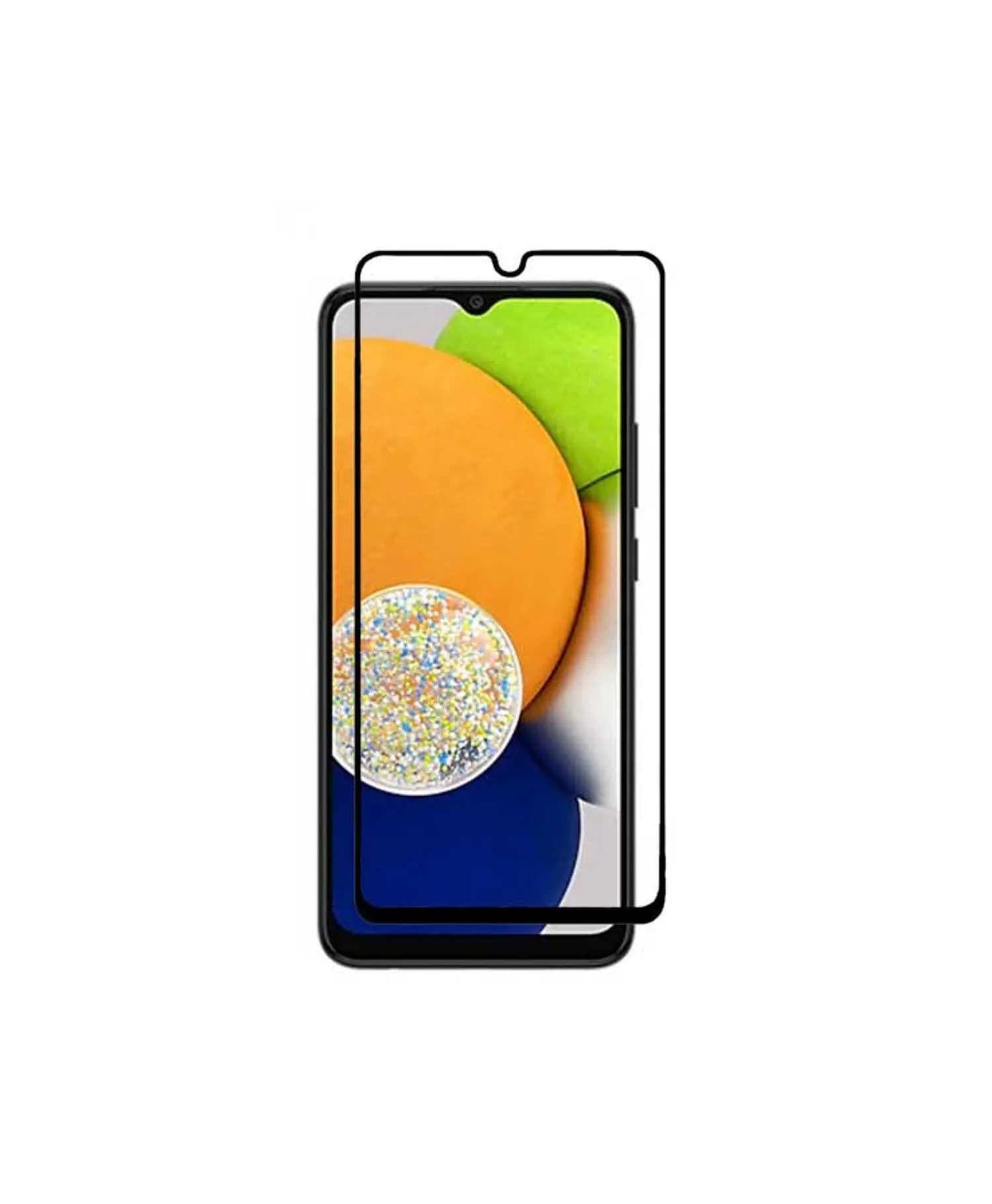 گلس فول Super D مشکی گوشی موبایل Samsung A03