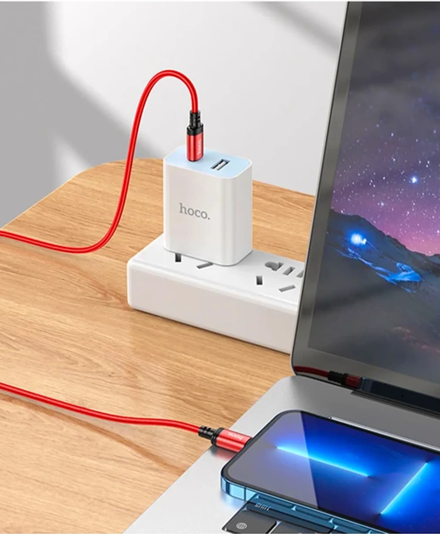 کابل تبدیل Type-C به Lightning هوکو X89 — تصویر ۳