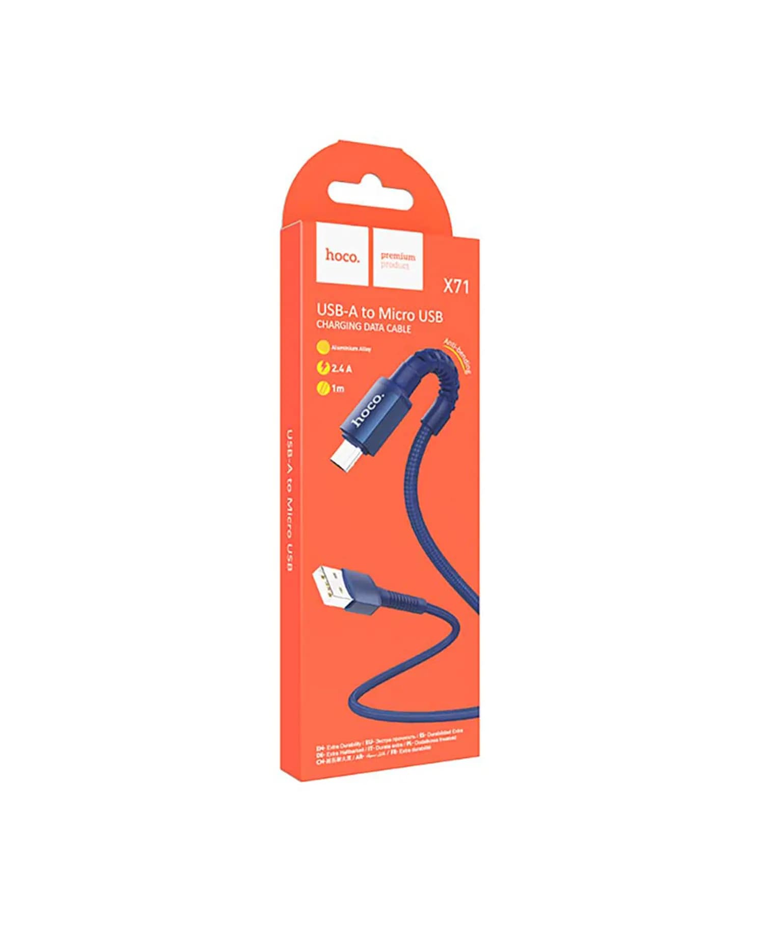 کابل شارژ USB به Micro B هوکو مدل hoco X71 — تصویر ۳