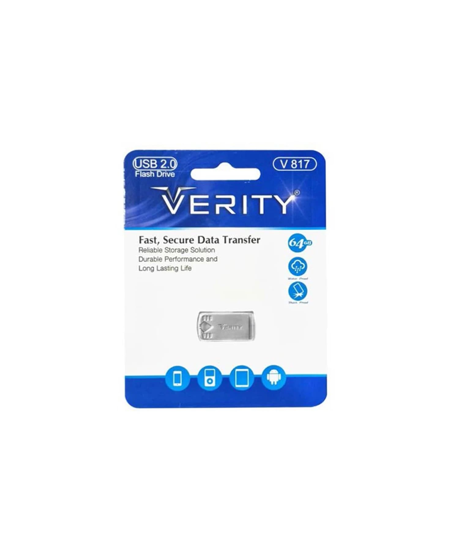 فلش مموری وریتی V 817 ظرفیت 64 گیگابایت — تصویر ۲