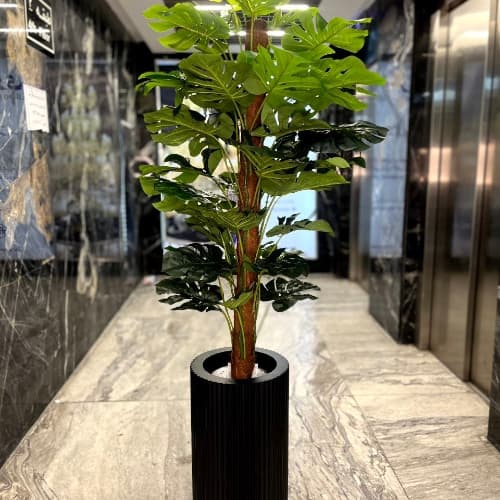 درختچه انجیری مصنوعی 160 سانت با تنه کنف کار شده