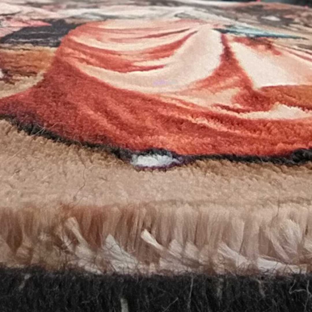 تابلو فرش خیابان شانزلیزه طرح فرانسوی 1200شانه کد0152 — تصویر ۳