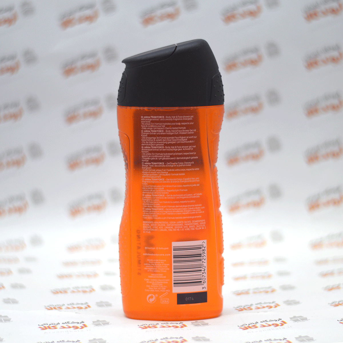 شامپو سه کاره آدیداس Adidas مدل Team Force — تصویر ۲