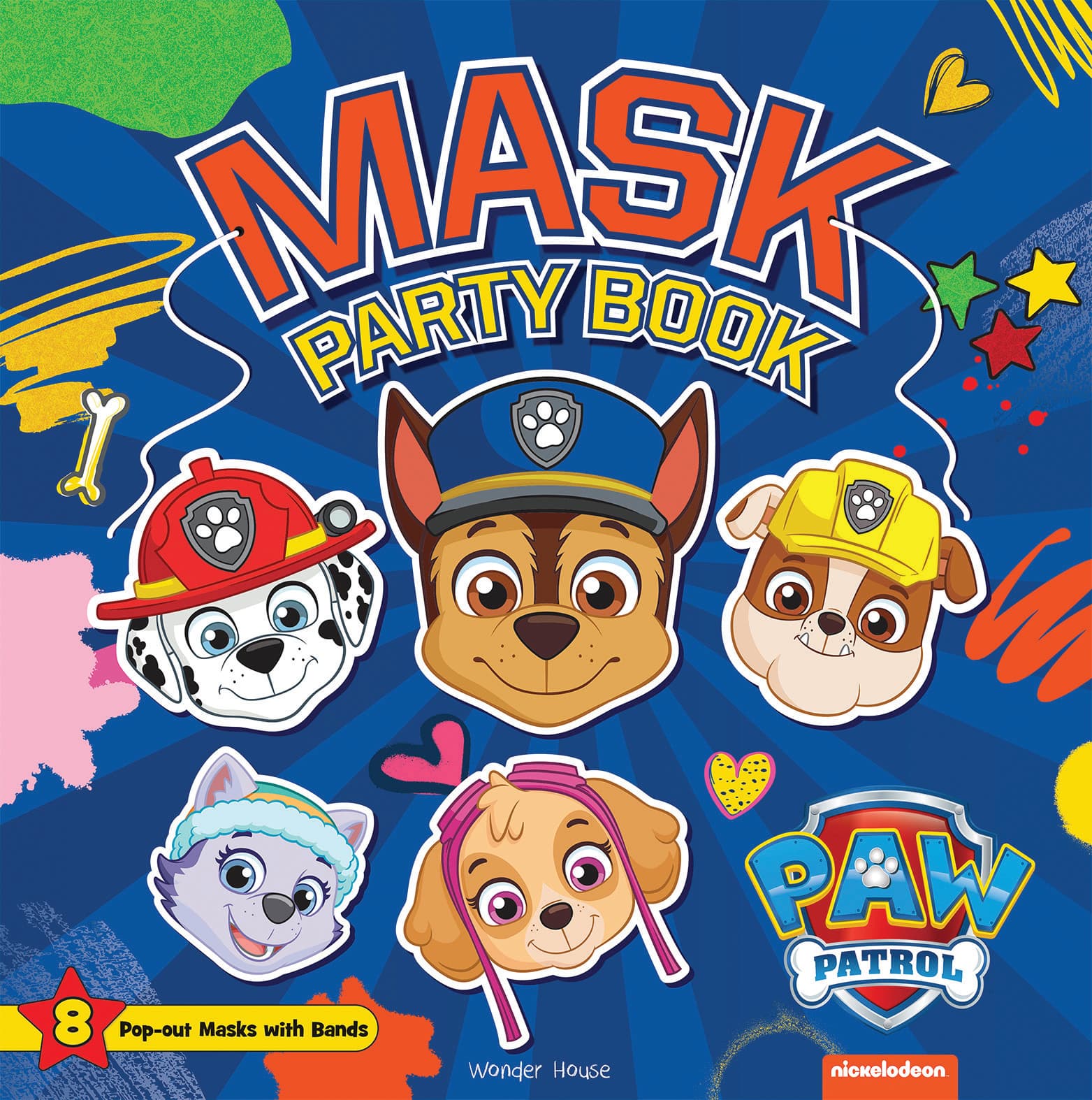 Paw Patrol Mask Party Book: 8 Pop-out Masks With Bands (Put on Your Mask And Turn Into A Super Hero)