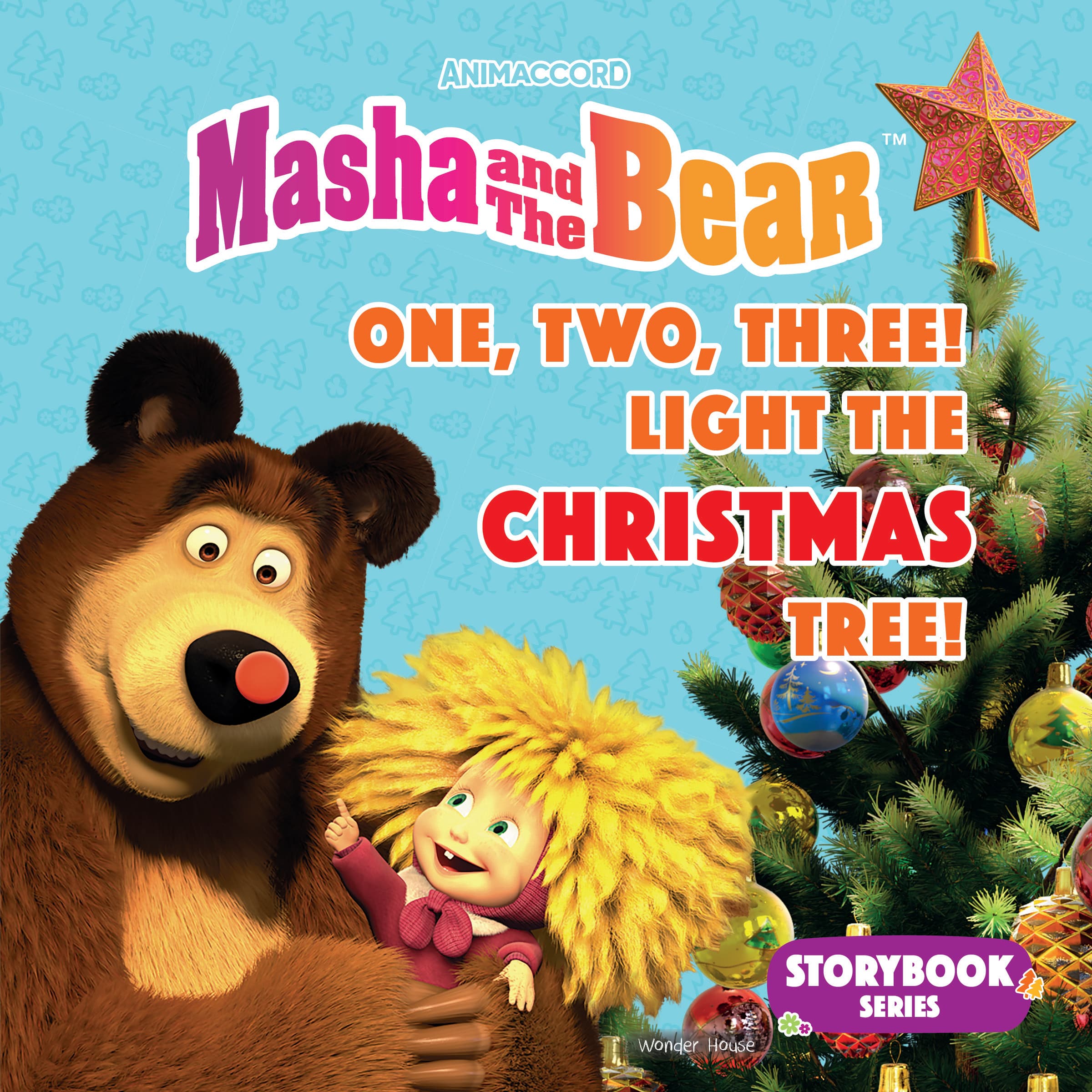 Masha and the Bear: One, Two, Three. Light the Christmas Tree (Story Book)