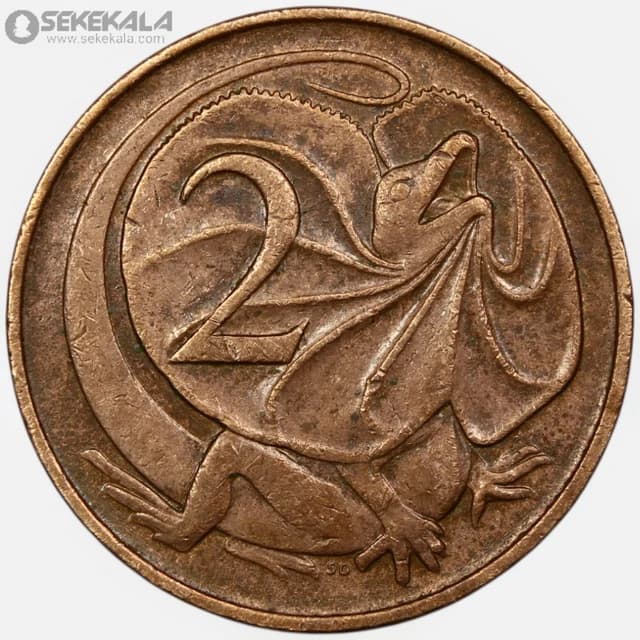 سکه 2 سنت استرالیا 1966