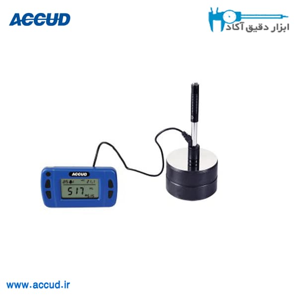 سختی سنج دیجیتال فلزات همراه تست بلوک کالیبره Accud (اکود با گارانتی شرکتی) مدل HL350