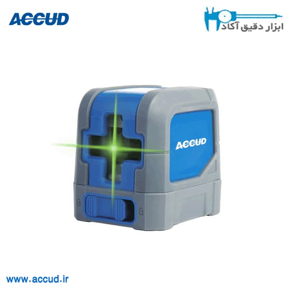 تراز لیزری پایه مگنتی عمودی افقی, نور سبز Accud (اکود با گارانتی شرکتی) مدل LL030