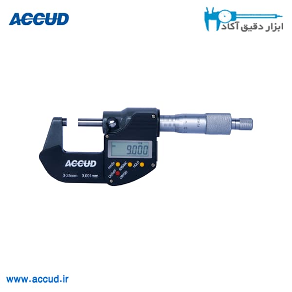 میکرومتر دیجیتال ضد آب IP54) Accud) (اکود با گارانتی شرکتی) مدل 311