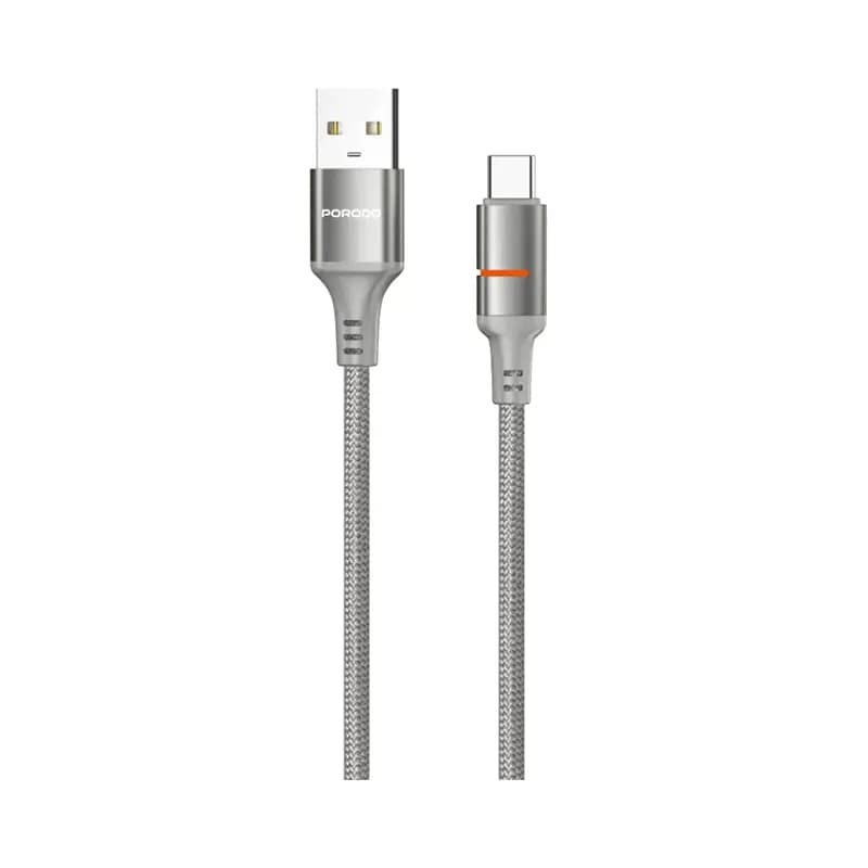 کابل شارژ پرودو مدل PORODO PD-CBL0027-GY-C