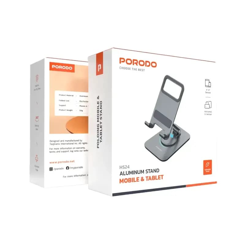 استند موبایل پرودو مدل PORODO PD-HSM24-GY — تصویر ۳