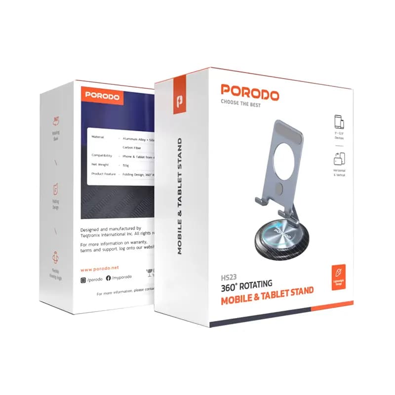 استند موبایل پرودو مدل PORODO PD-HSM25-GY — تصویر ۳