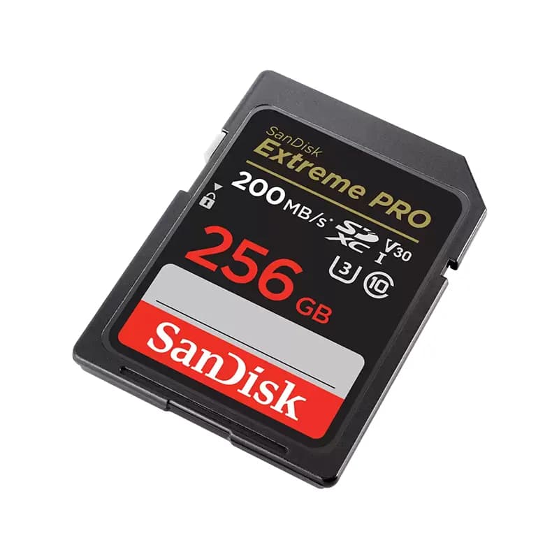مموری کارت سن دیسک مدل SanDisk extreme pro sd ظرفیت 256 گیگ — تصویر ۳