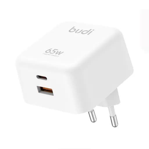 شارژر دیواری 65W GaN بودی PD و فست با 2 پورت مدل AC320EW با گارانتی 18 ماهه (6 ماه تعویض) — تصویر ۱۰