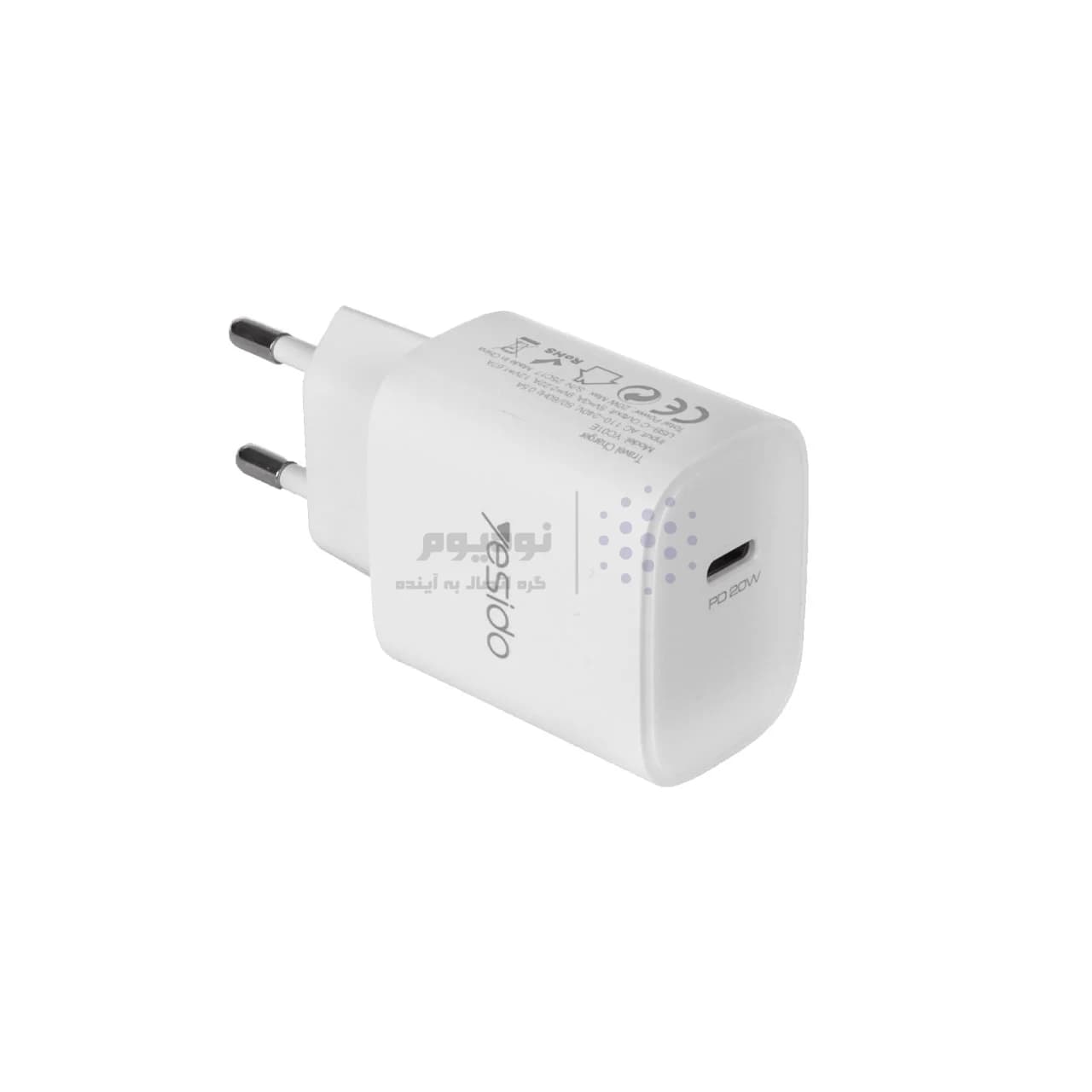 شارژر دیواری PD و فست تک پورت Yesido مدل YC01E 20W — تصویر ۶