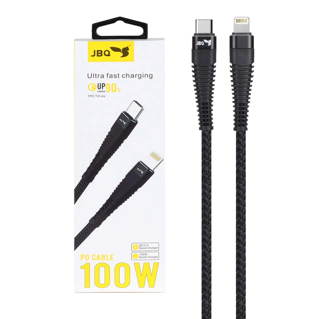 کابل شارژ PD و فست JBQ Type-C to Lightning مدل CB-100PH
