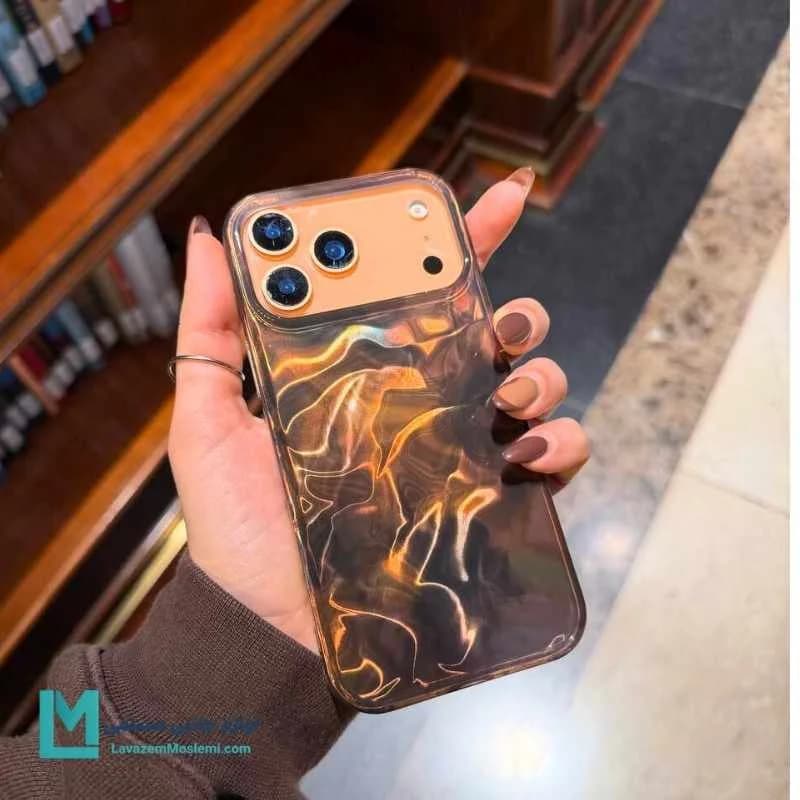 قاب گوشی Wave Brown موج دار قهوه ای کدC1851| لوازم جانبی مسلمی