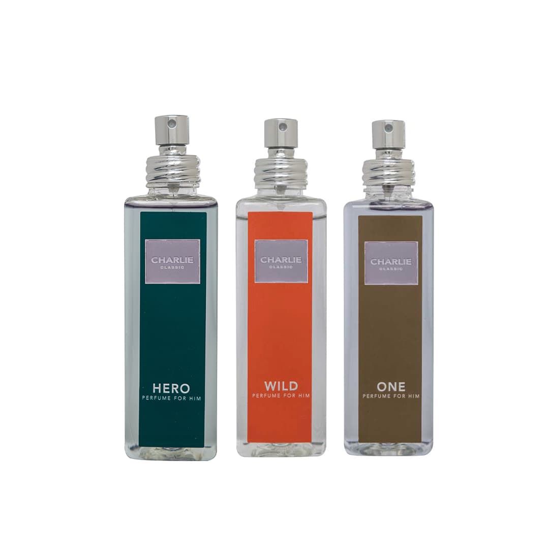 عطر هیرو وایلد وان چارلی حجم 100 میلی لیتر مجموعه 3 عددی