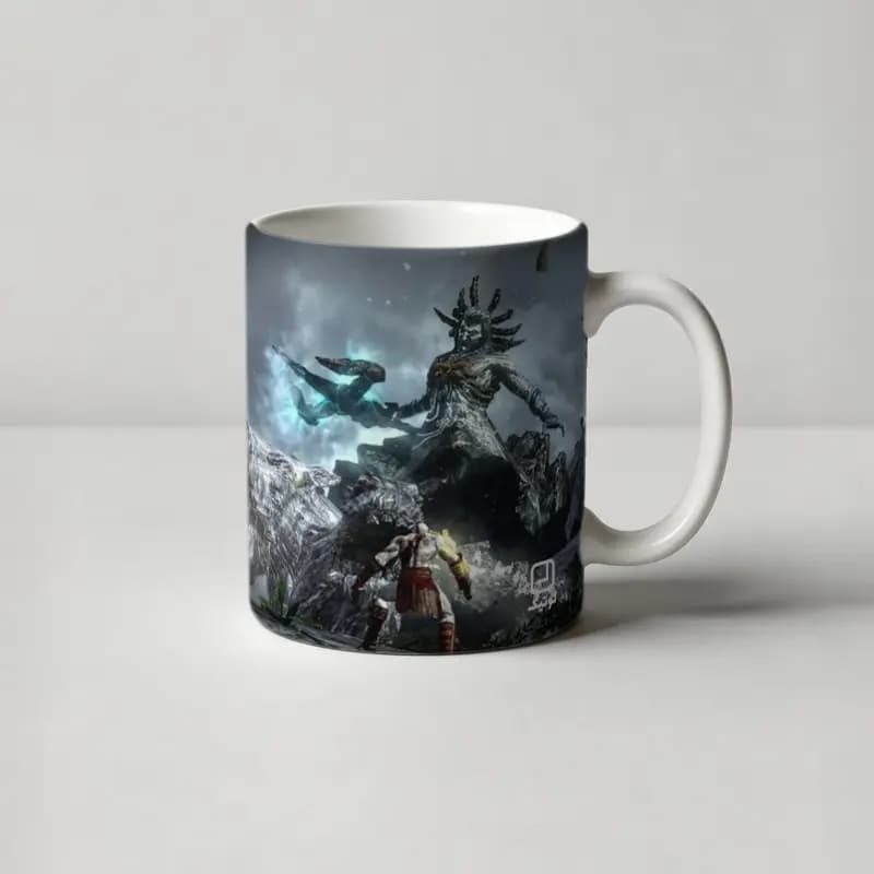 ماگ گیمینگ طرح پوسایدون و کریتوس خدای جنگ God of war 3 – کد LG134