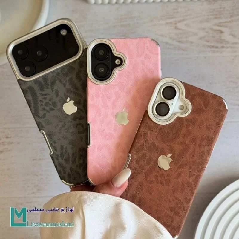 قاب گوشی چرمی Leopard Luxe C1788 | پلنگی و لاکچری