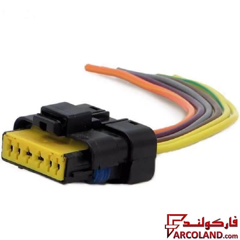 سوکت 6 فیش سوزنی چراغ رالیا Ralia مناسب سمند