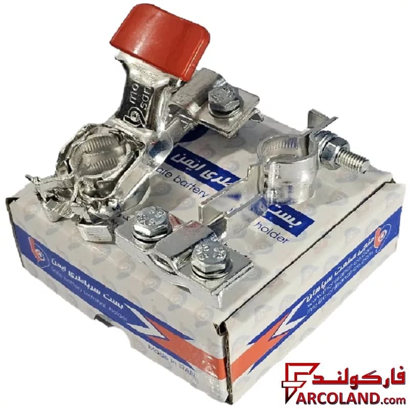 پک سرباطری اهرمی فابریکی مثبت و منفی ایمن مناسب پژو 206 — تصویر ۳