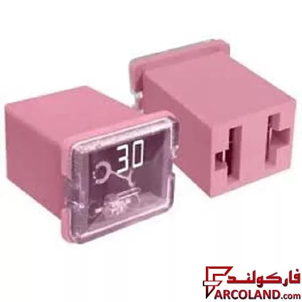 مینی فیوز دوشاخ مادگی پایه کوتاه پک PEC اصل 60 آمپر — تصویر ۲