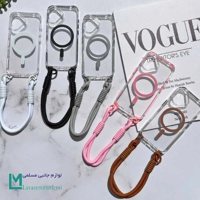 قاب گوشی شفاف مگ سیف بند دار کد C1746 | لوازم جانبی مسلمی