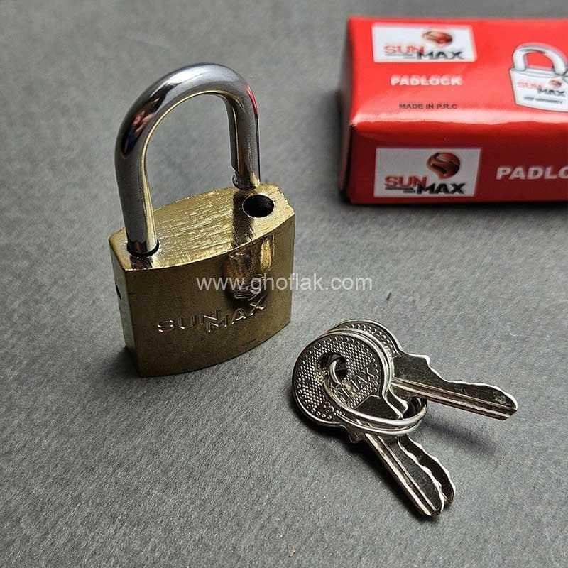 قفل آویز سانکس سایز 25 — تصویر ۲