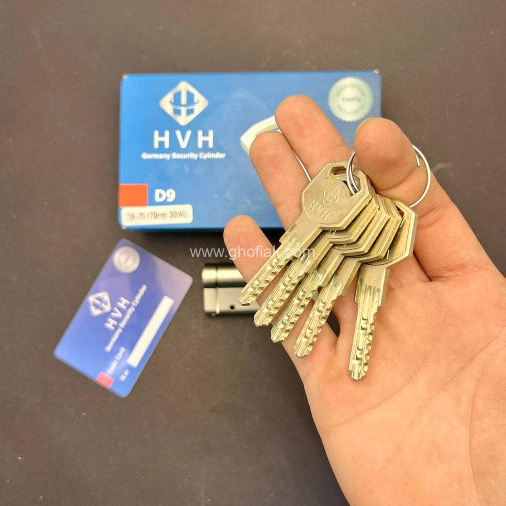 سیلندر درب چوبی و ضد سرقت آپارتمان مدل HVH تحت لیسانس آلمان — تصویر ۳