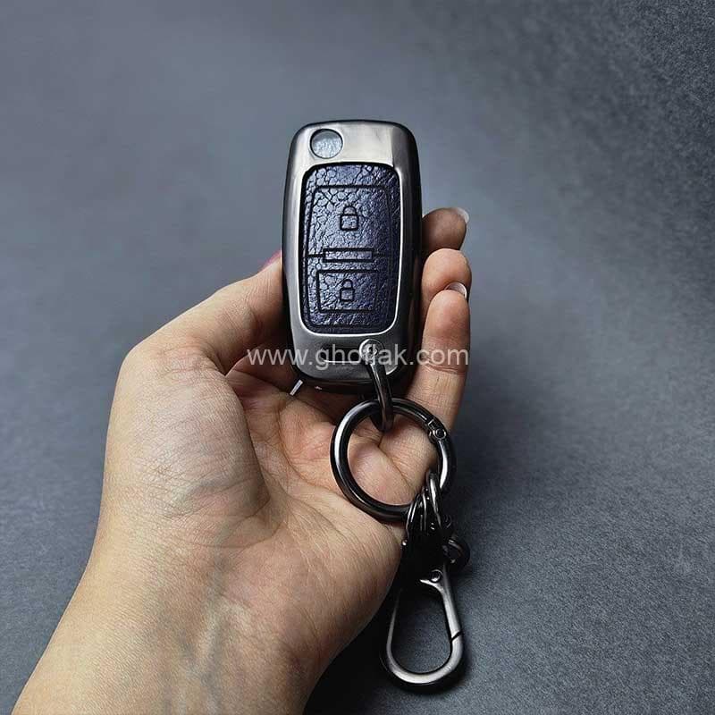 کاور ریموت پژو 405 و پارس فلزی وسط چرم — تصویر ۳
