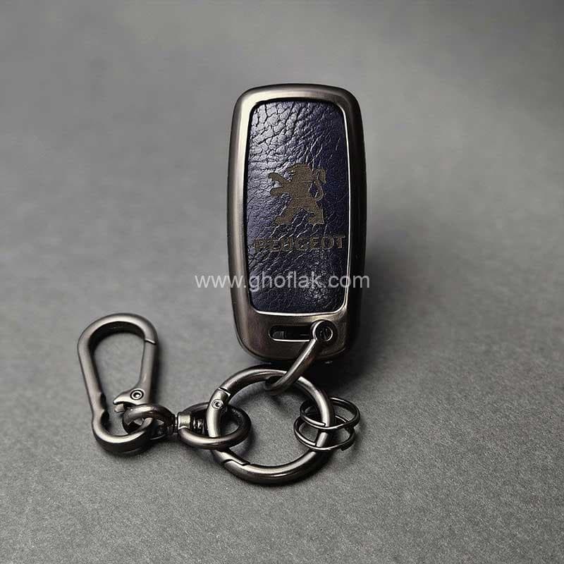 کاور ریموت پژو 405 و پارس فلزی وسط چرم — تصویر ۴