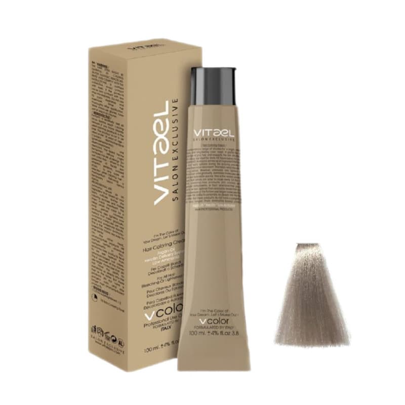 رنگ موی ویتااِل HL.11 ( خاکستر بلوند فوق العاده سبک فوق العاده ) vitael HL.11 ( superlightener extra blonde ash)