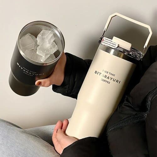 تراول ماگ sitarayuri دوحالته درب شیشه ای 900 میلی لیتر — تصویر ۴