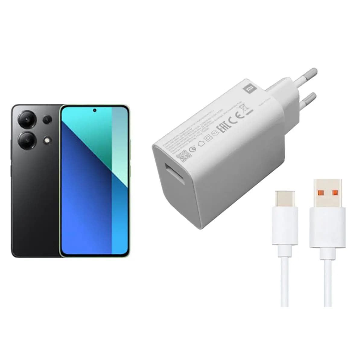 شارژر اصلی فست شارژ 33 واتی برای گوشی شیائومی xiaomi redmi note 13